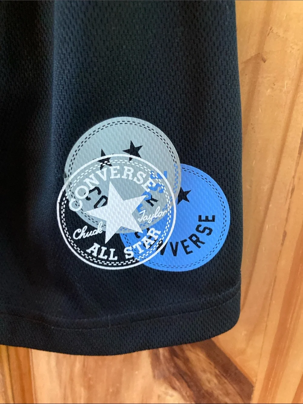 Boys Converse black blue athletic shorts size XL